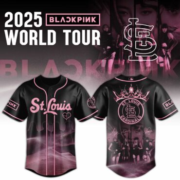 St.Louis Cardinals MLB x BLACKPINK 2025 WORLD TOUR Baseball Jersey