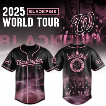 Washington Nationals MLB x BLACKPINK 2025 WORLD TOUR Baseball Jersey