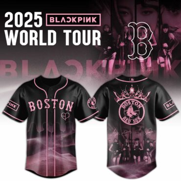 Boston Red Sox MLB x BLACKPINK 2025 WORLD TOUR Baseball Jersey