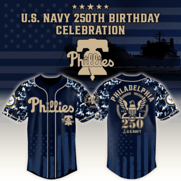Philadelphia Phillies x MLB Honoring 250 Years of the U.S. Navy – MLB Baseball Jersey