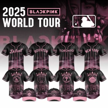 All Team MLB x BLACKPINK 2025 WORLD TOUR Baseball Jersey