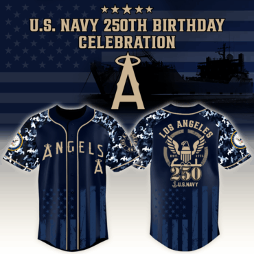 Los Angeles Angels x MLB Honoring 250 Years of the U.S. Navy – MLB Baseball Jersey