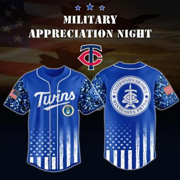 Minnesota Twins MLB x USA Air Force Appreciation Night Baseball Jersey