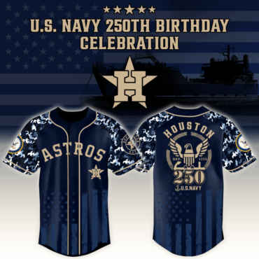 Houston Astros x MLB Honoring 250 Years of the U.S. Navy – MLB Baseball Jersey