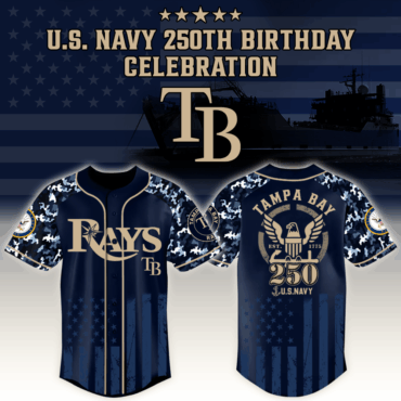 Tampa Bay Rays x MLB Honoring 250 Years of the U.S. Navy – MLB Baseball Jersey