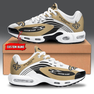 New Orleans Saints NFL Match Color Air Max Plus Shoes Custom Name
