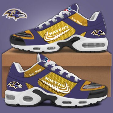 Baltimore Ravens Air Max Plus NFL Collection 2 Custom Name