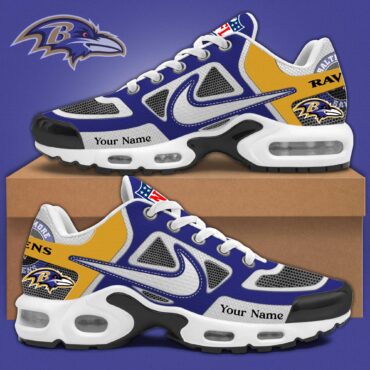 Baltimore Ravens NFL x Air Max Plus Shoes Custom Name
