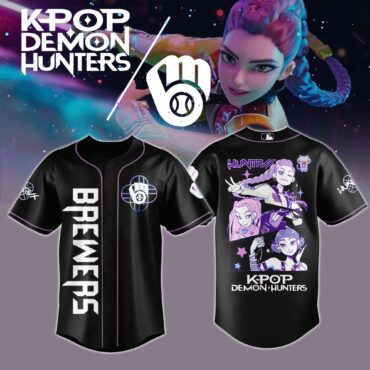 Milwaukee Brewers MLB x KPop Demon Hunters Baseball Jersey