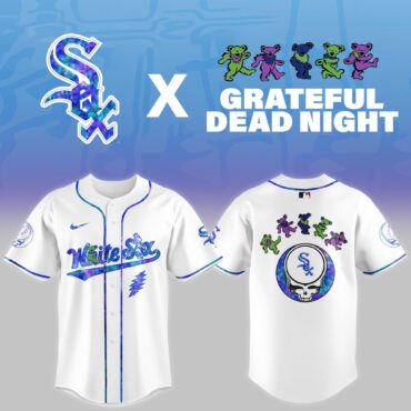 Chicago White Sox MLB x Grateful Dead Theme Night Game Baseball Jersey