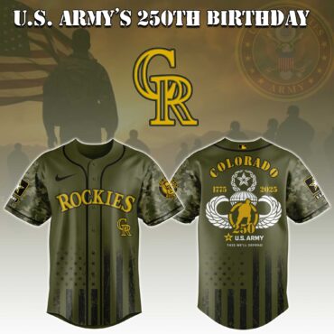 Colorado Rockies MLB x U.S. Army This We'll Defend Baseball Jersey