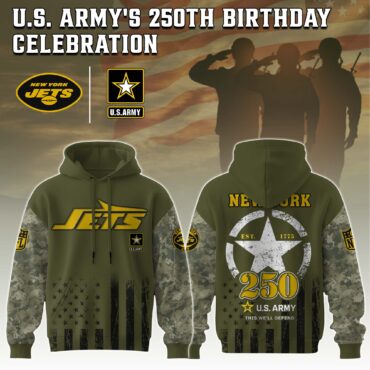 New York Jets NFL x 250 USA Army 3D Hoodie
