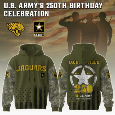 Jacksonville Jaguars NFL x 250 USA Army 3D Hoodie