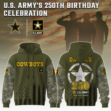 Dallas Cowboys NFL x 250 USA Army 3D Hoodie