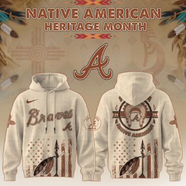 Atlanta Braves MLB x Native American Heritage Month MLB Collaboration Hoodie