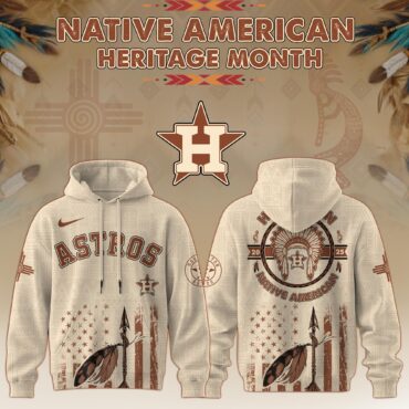 Houston Astros MLB x Native American Heritage Month MLB Collaboration Hoodie