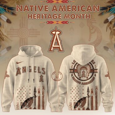 Los Angeles Angels MLB x Native American Heritage Month MLB Collaboration Hoodie