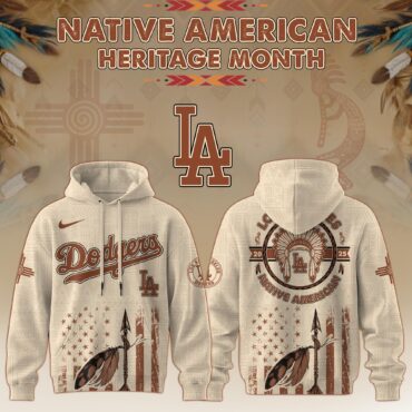 Los Angeles Dodgers MLB x Native American Heritage Month MLB Collaboration Hoodie