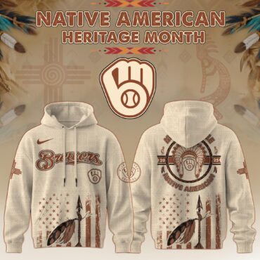 Milwaukee Brewers MLB x Native American Heritage Month MLB Collaboration Hoodie