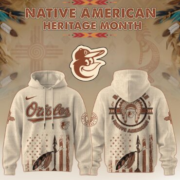 Baltimore Orioles MLB x Native American Heritage Month MLB Collaboration Hoodie