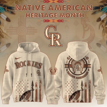 Colorado Rockies MLB x Native American Heritage Month MLB Collaboration Hoodie