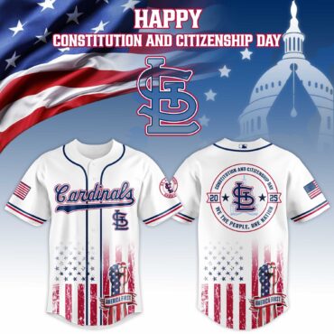 St.Louis Cardinals MLB x USA Happy Constitution and Citizenship Day Baseball Jersey