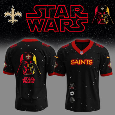 New Orleans Saints NFL x Star wars Darth Vader Jersey