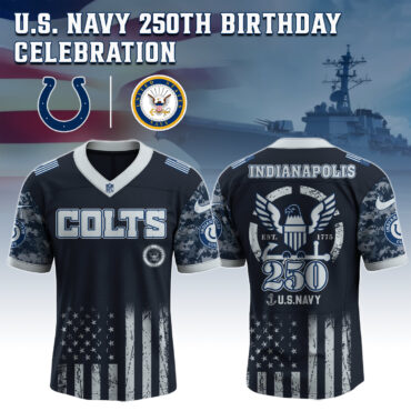 Indianapolis Colts NFL x 4th of July USA Navy Army Jersey