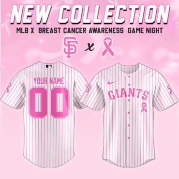 San Francisco Giants MLB x Breast Cancer Awareness Month United in Pink Baseball Jersey
