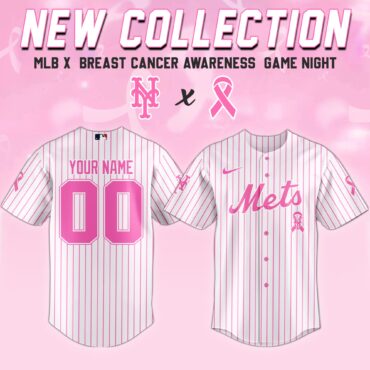 New York Mets MLB x Breast Cancer Awareness Month United in Pink Baseball Jersey