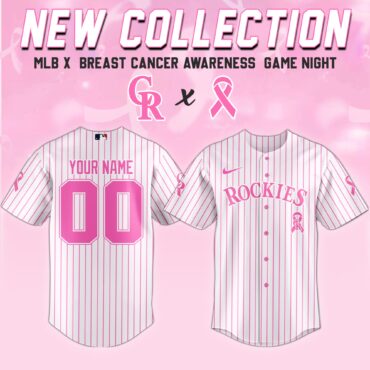 Colorado Rockies MLB x Breast Cancer Awareness Month United in Pink Baseball Jersey