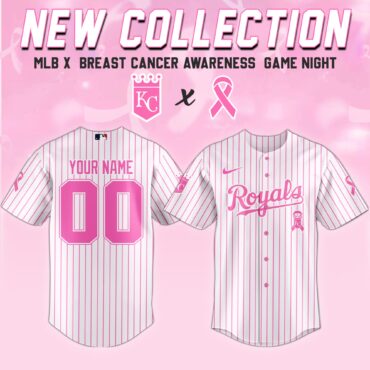 Kansas City Royals MLB x Breast Cancer Awareness Month United in Pink Baseball Jersey
