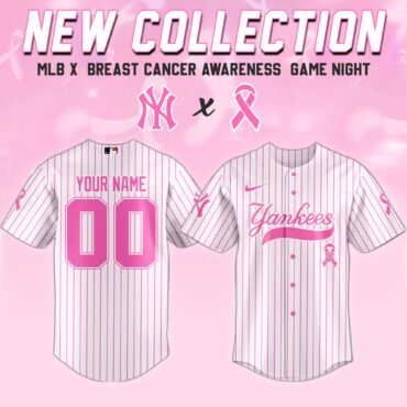 New York Yankees MLB x Breast Cancer Awareness Month United in Pink Baseball Jersey