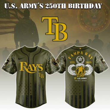 Tampa Bay Rays MLB x U.S. Army This We'll Defend Baseball Jersey