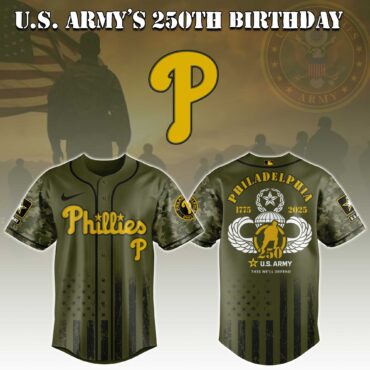 Philadelphia Phillies MLB x U.S. Army This We'll Defend Baseball Jersey