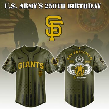 San Francisco Giants MLB x U.S. Army This We'll Defend Baseball Jersey