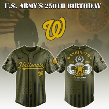 Washington Nationals MLB x U.S. Army This We'll Defend Baseball Jersey
