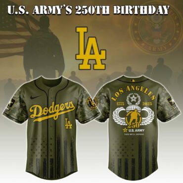 Los Angeles Dodgers MLB x U.S. Army This We'll Defend Baseball Jersey