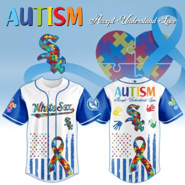 Chicago White Sox MLB x Autism Awareness Month Baseball Jersey