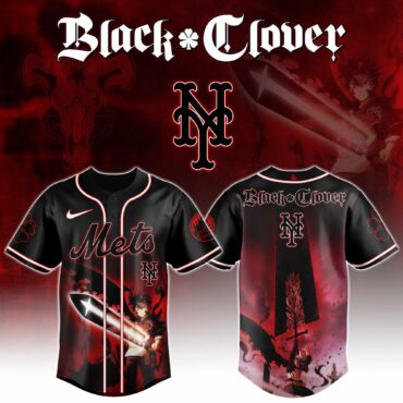 New York Mets MLB x Black Clover Baseball Jersey