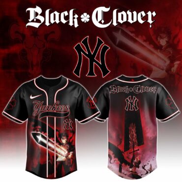 New York Yankees MLB x Black Clover Baseball Jersey