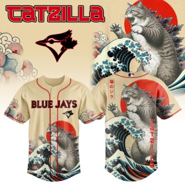 Toronto Blue Jays MLB x Catzilla Style Japans Baseball Jersey