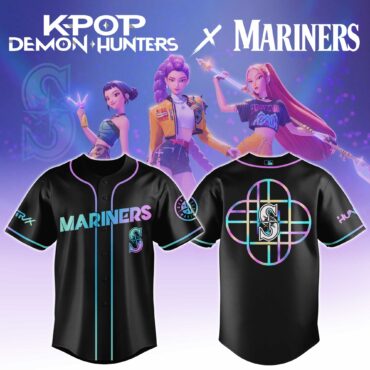 Seattle Mariners MLB x KPop Demon Hunters HUNTRX Baseball Jersey