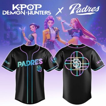 San Diego Padres MLB x KPop Demon Hunters HUNTRX Baseball Jersey