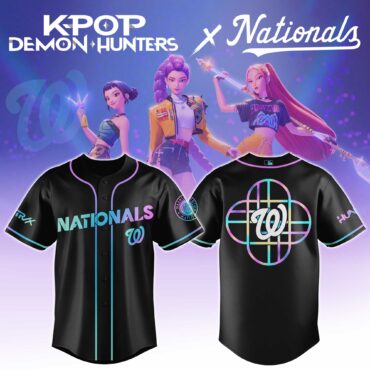 Washington Nationals MLB x KPop Demon Hunters HUNTRX Baseball Jersey