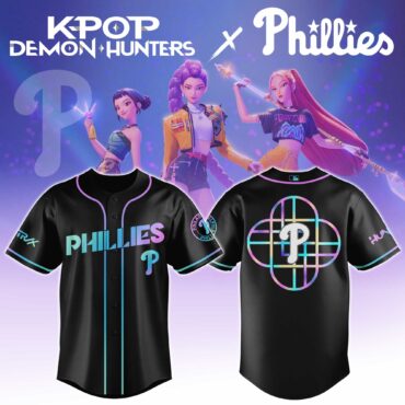 Philadelphia Phillies MLB x KPop Demon Hunters HUNTRX Baseball Jersey