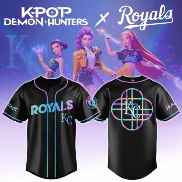 Kansas City Royals MLB x KPop Demon Hunters HUNTRX Baseball Jersey