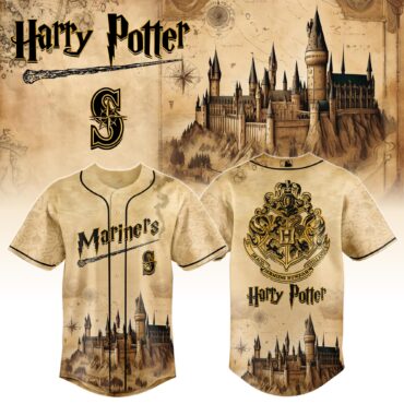 Seattle Mariners MLB x Harry Potter Magic on the Mound Baseball Jersey