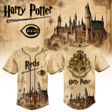 Cincinnati Reds MLB x Harry Potter Magic on the Mound Baseball Jersey