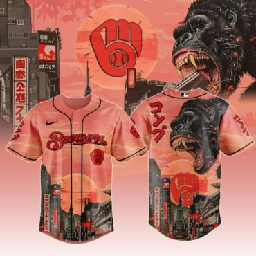 Milwaukee Brewers MLB x Kong Collection 1 Baseball Jersey